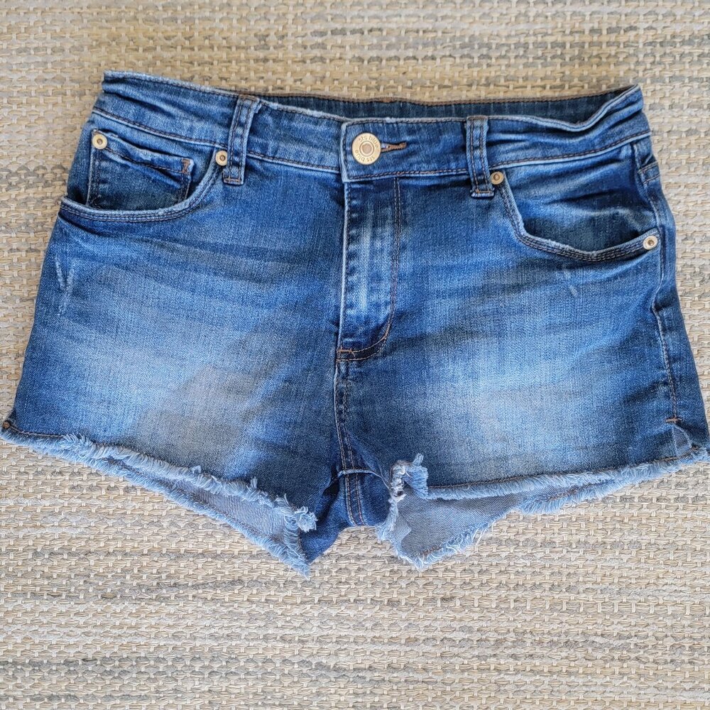 STS Blue Aubrey High Rise Denim Shorts Size 28 Blue Wash 28x2